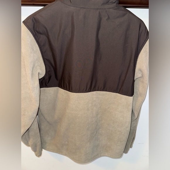 Women's Columbia Zip Front Fleece Tan And Brown Size Medium - Picture 6 of 6